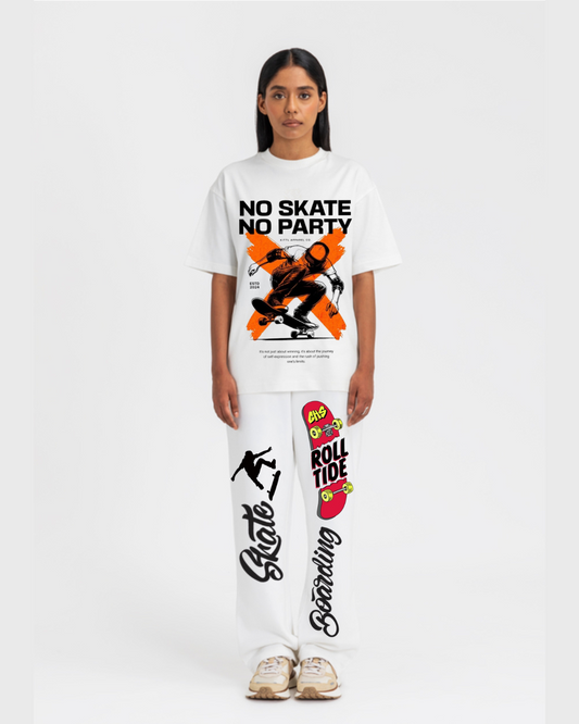 No party Women's  cordset (white-white)