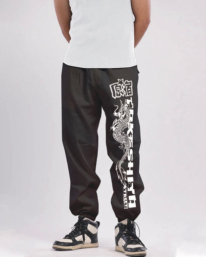 Dragon Adventure: Mens Black Cargo Pants