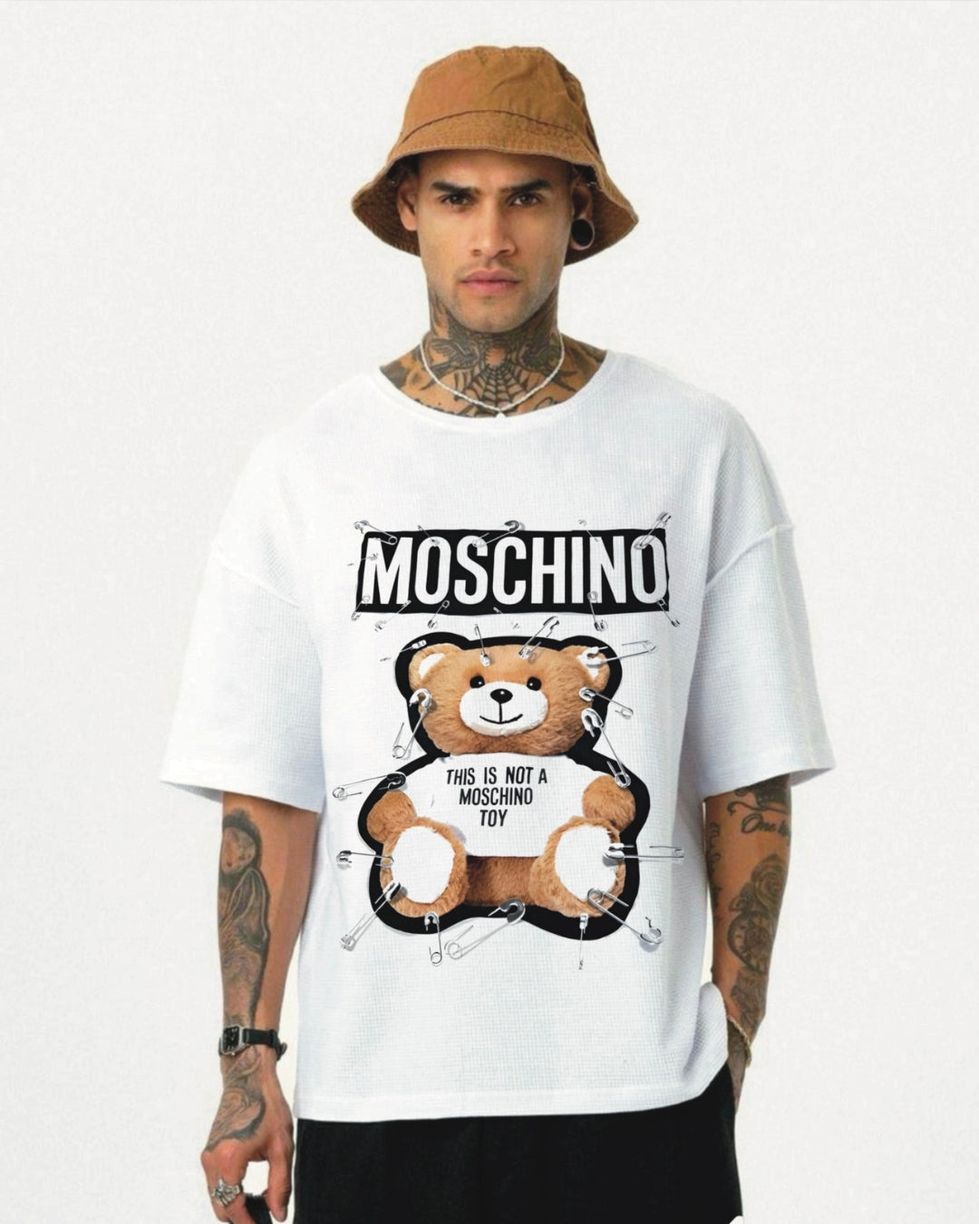 moschino white Oversized T-Shirt (*)
