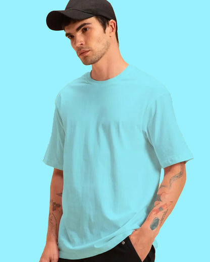 Solids Pack of 6: Oversized T Shirts - 100% Cotton