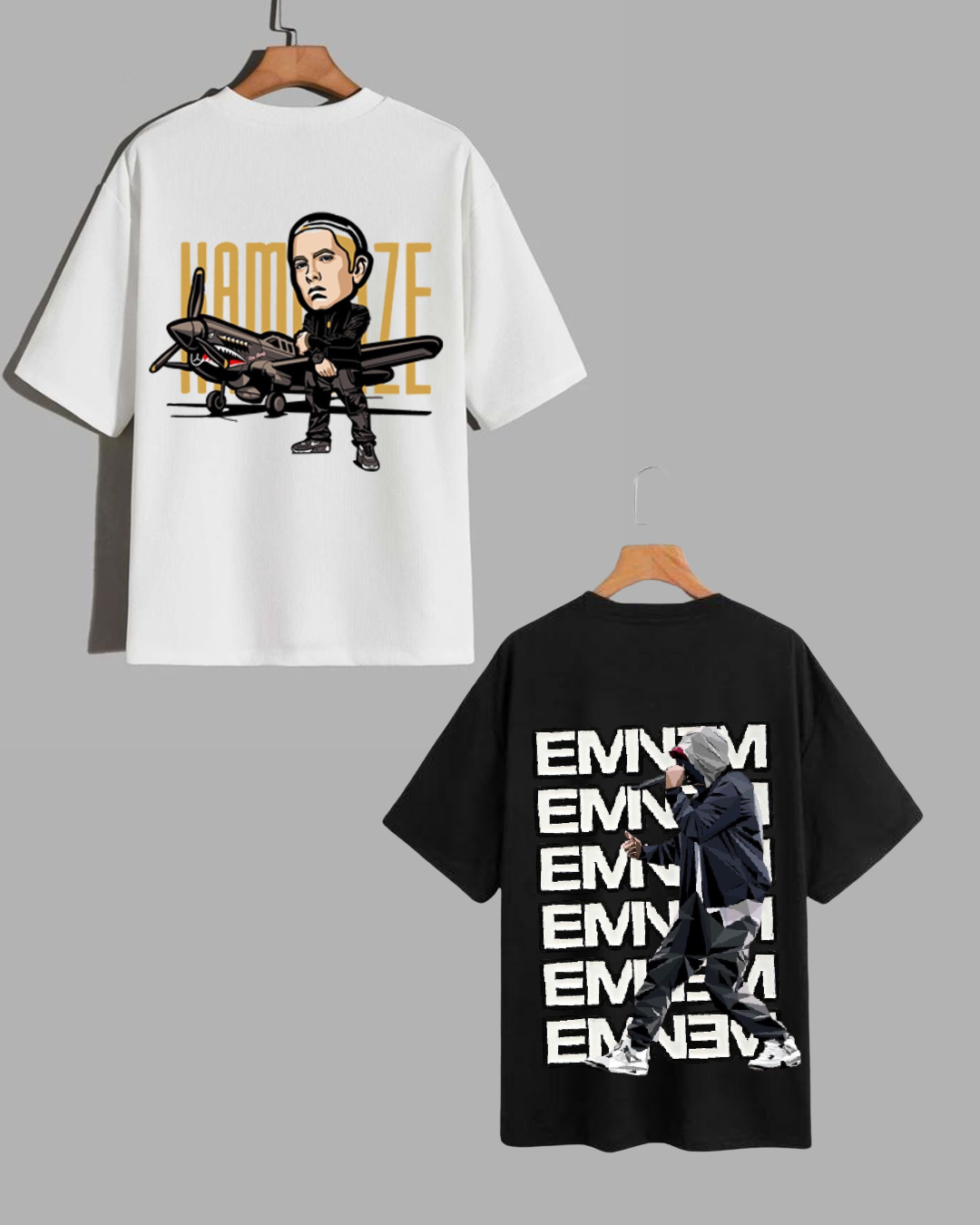 Legendary Comfort: Eminem Over Sized T-Shirt for Men