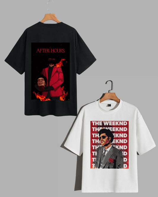 Men's Oversized T-Shirt Set: After Hours & The Weekend