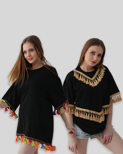 Pack of 2 Tassels T-Shirt